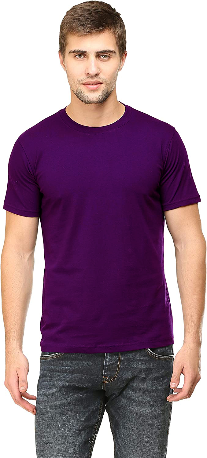 Men's Solid Regular T-Shirt