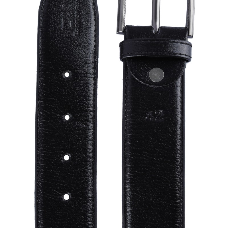 Leather black Belt for Men's in 2 Styles--3
