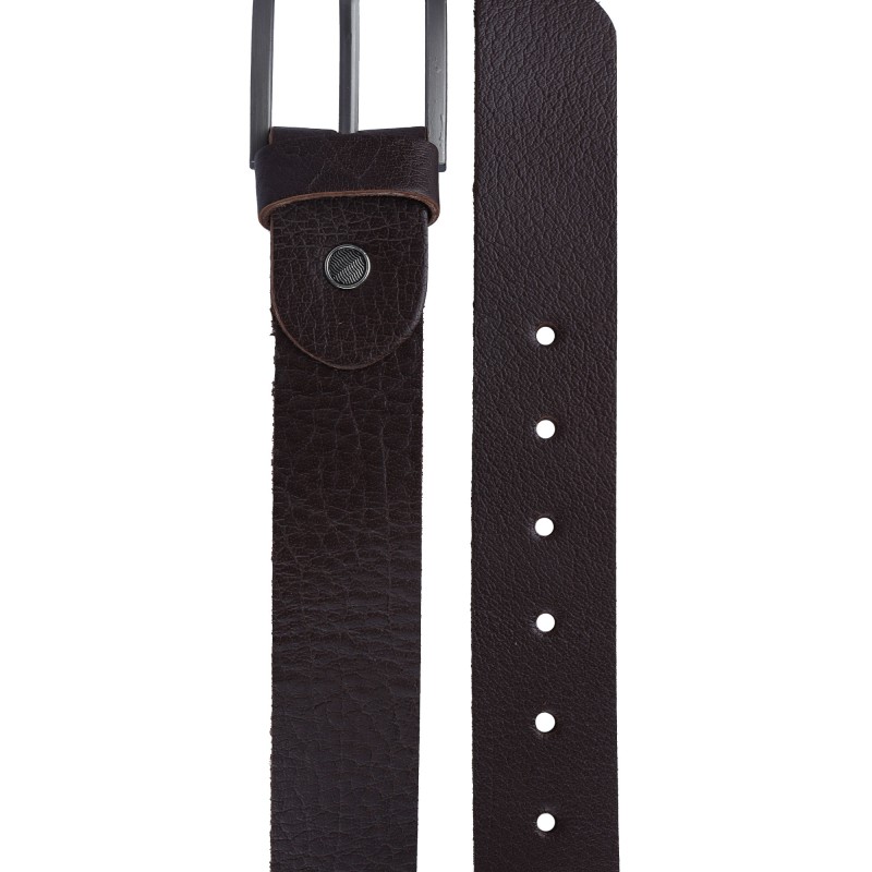 Maroon Leather Belt For men--2