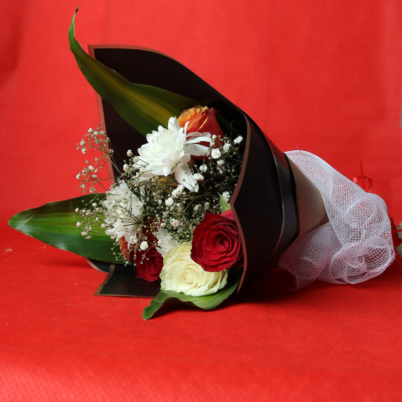 Garden Hand-tied Bouquet, Fresh Flowers for Delivery--3