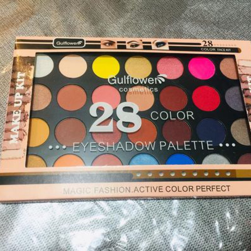 Gulflower Cosmetics Professional 28 Color Palette Eyeshadow--2