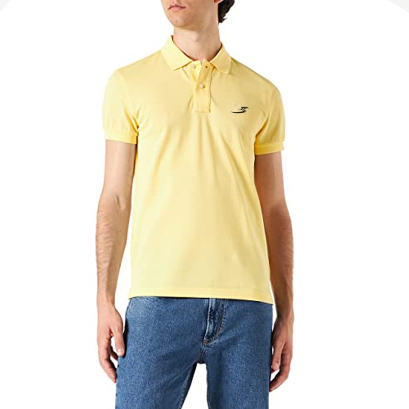 Men's Regular-Fit Polo T-shirt Pure Cotton--0