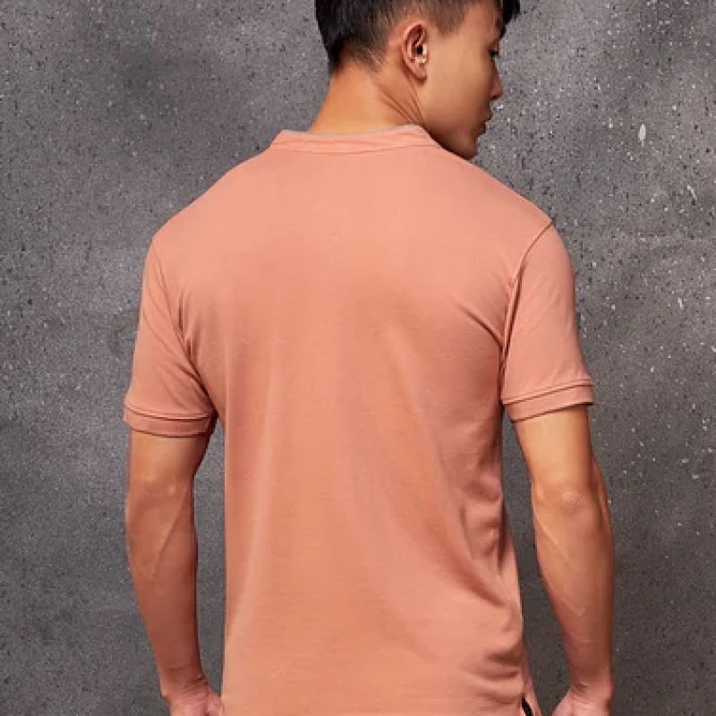Chinese collar t-shirt for men--2