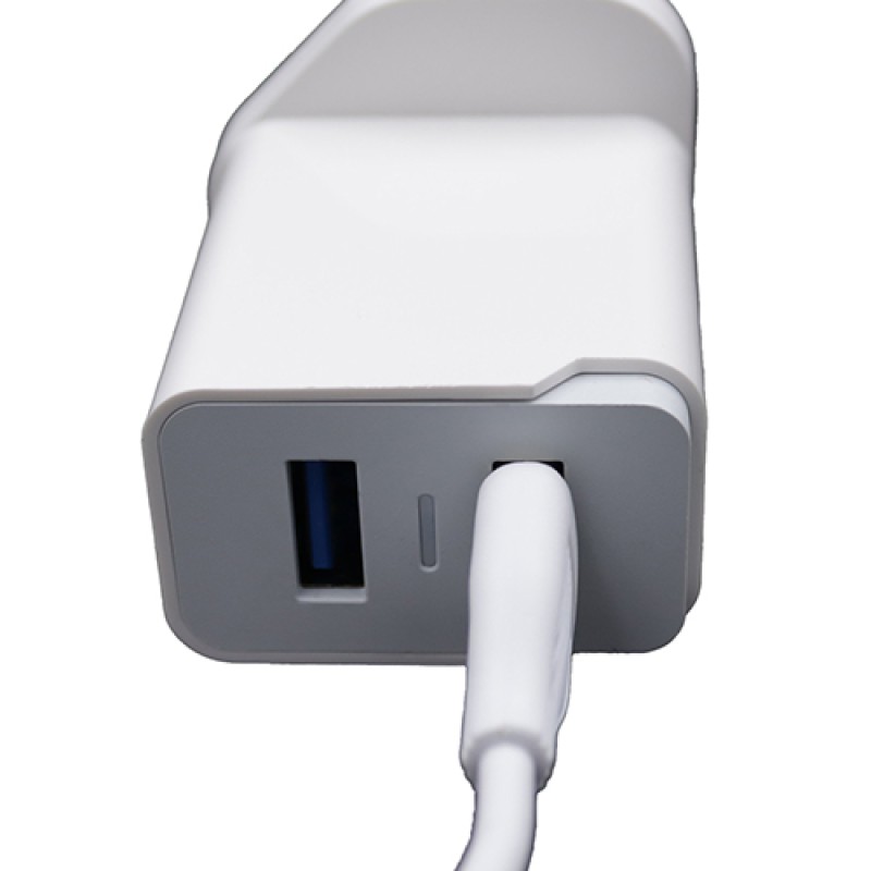 iPhone charger with dual port--1