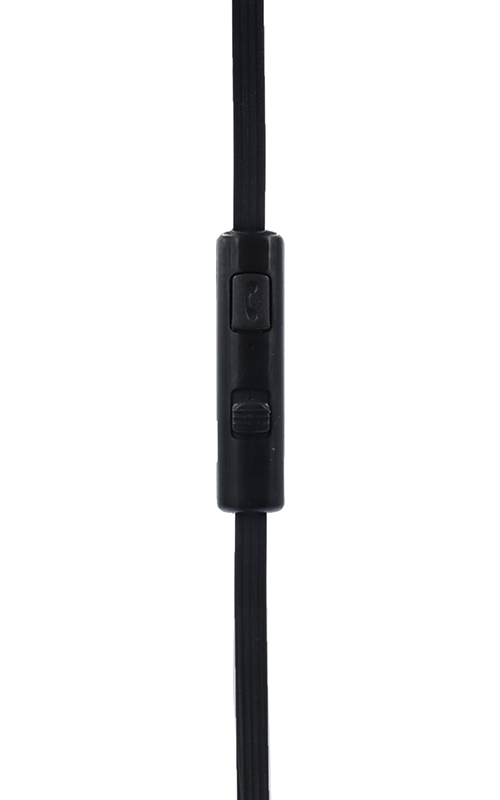 Black Headphones with Tangle Free Cable