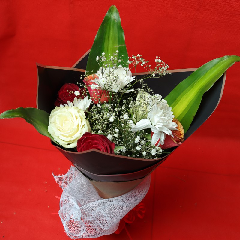 Garden Hand-tied Bouquet, Fresh Flowers for Delivery--2