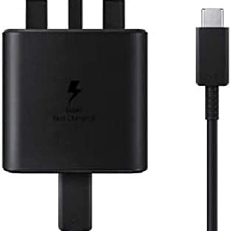Black Fast Mains Charger UK 3 Pin 15W USB Wall adapter For All Type C mobile--0