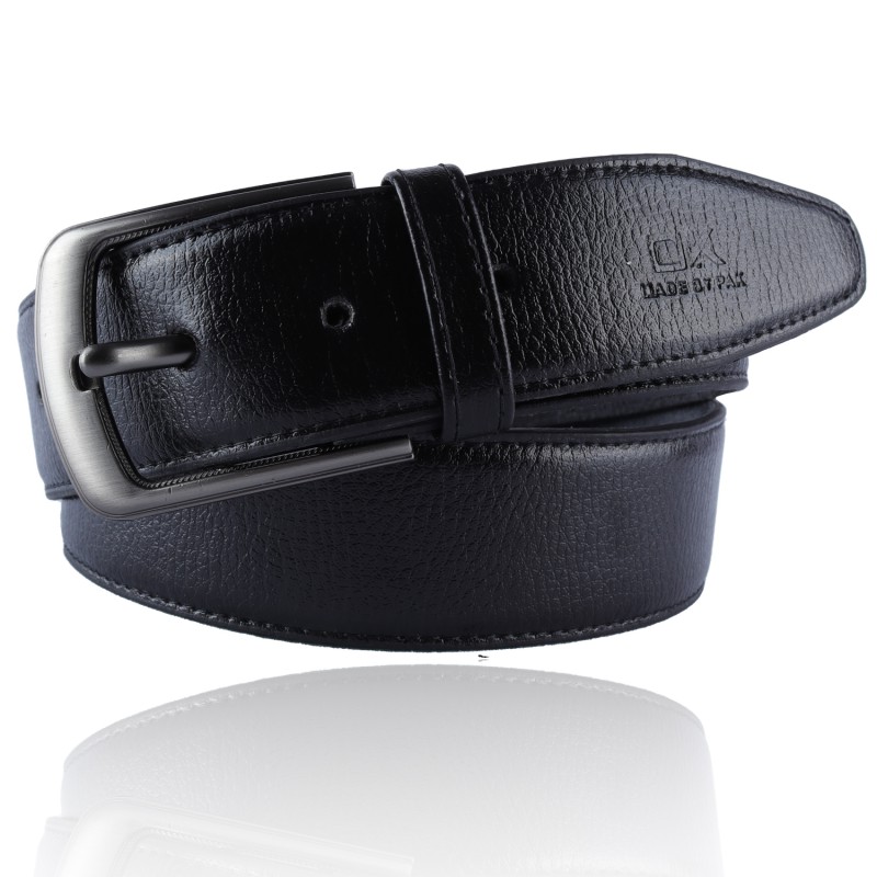 Leather black Belt for Men's in 2 Styles--2