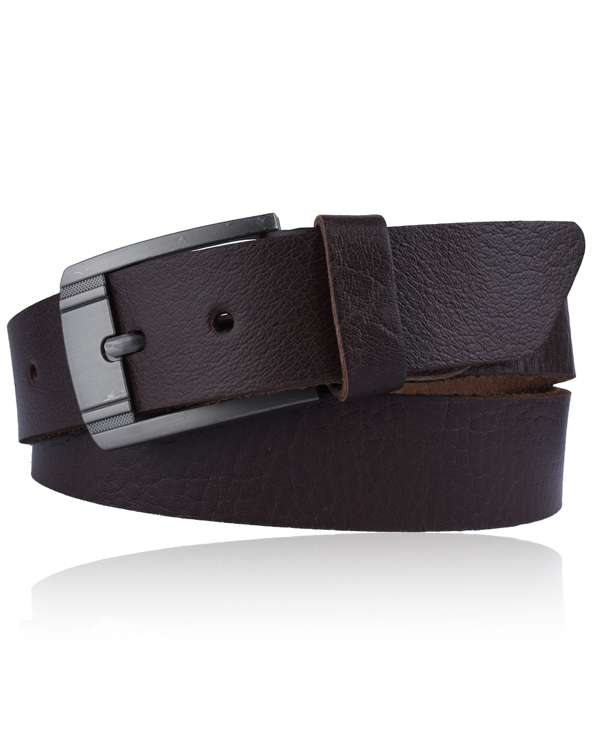 Maroon Leather Belt For men