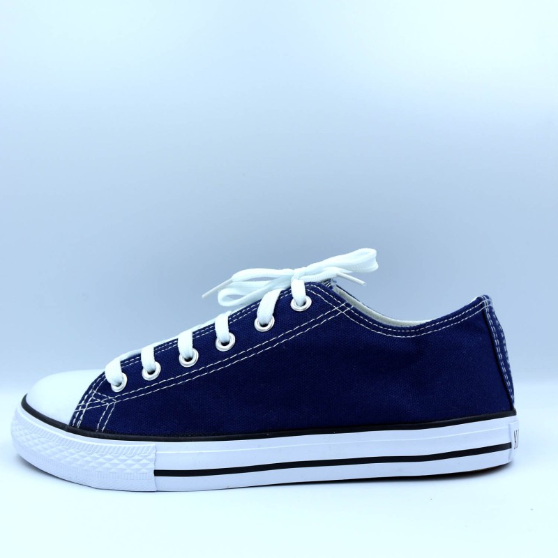 Women’s Canvas Low Top Sneaker Lace-up Classic Casual Shoes--0