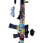 Electric with Gel Ball Blaster, Eco-Friendly Splatter Ball Blaster Automatic, with Water Beads and Goggles, for Outdoor