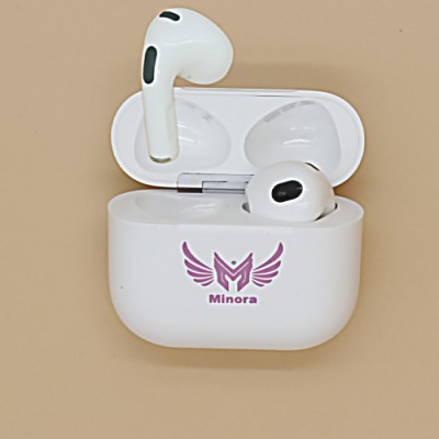 M Pods with Charging Case; White