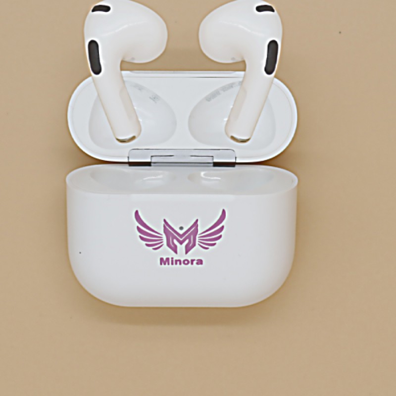 M Pods with Charging Case; White--6