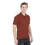 Men's Plain Polo Collar Half Sleeve T-Shirt