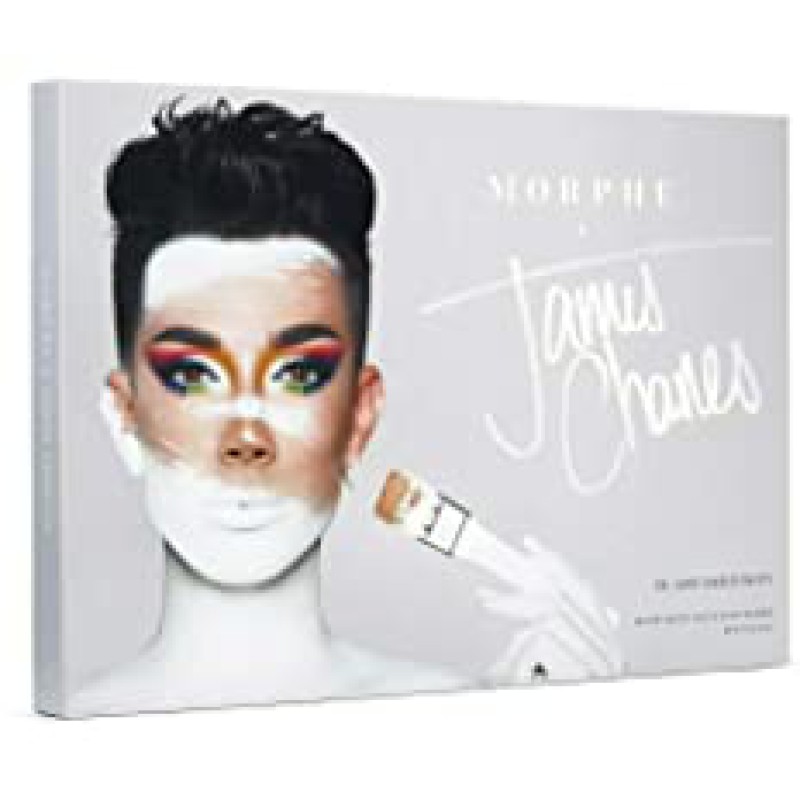 Morphe x James Charles Artistry Palette - 39 Eyeshadows and Pressed Pigments - Crazy Colorful, Deeply Pigmented Shades ---0
