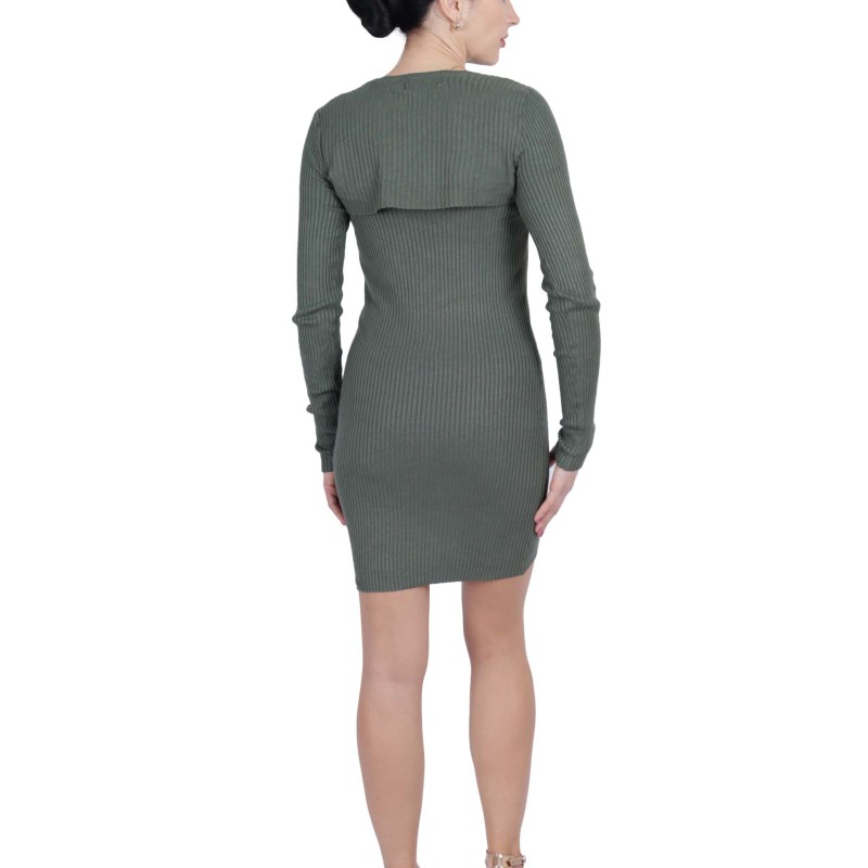 Women's Sexy Bodycon Dress Solid Color Dress--2