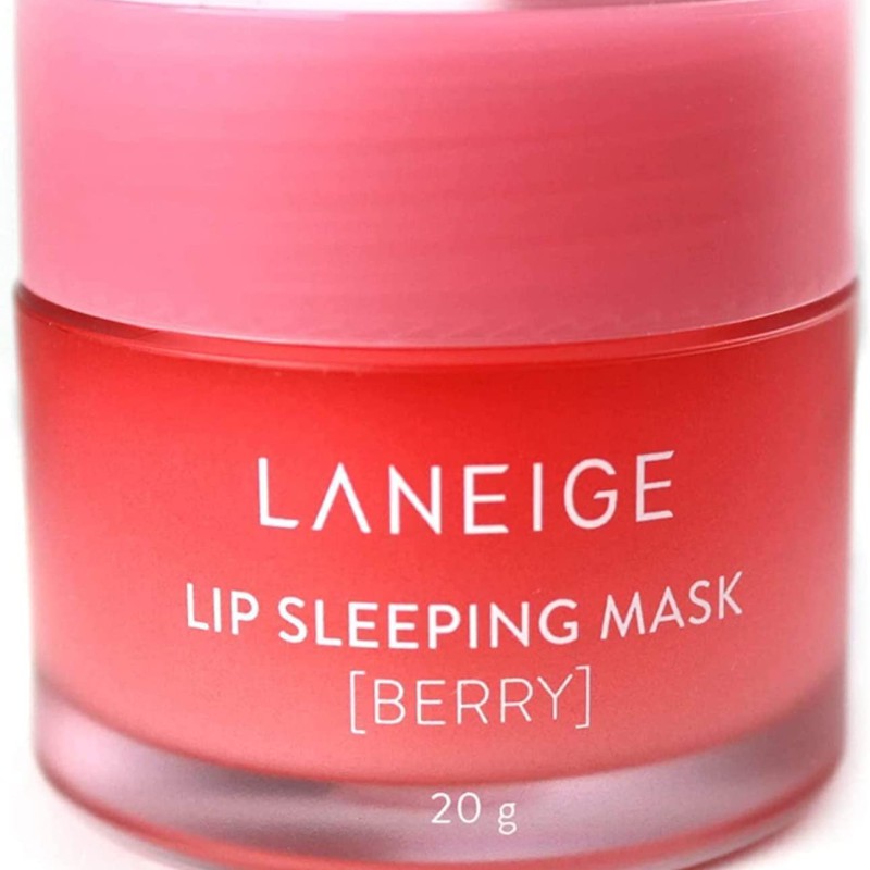 LANEIGE Original Korean Skincare Lip Sleeping Mask Balm for Soothing and Moisturizing - Berry--0