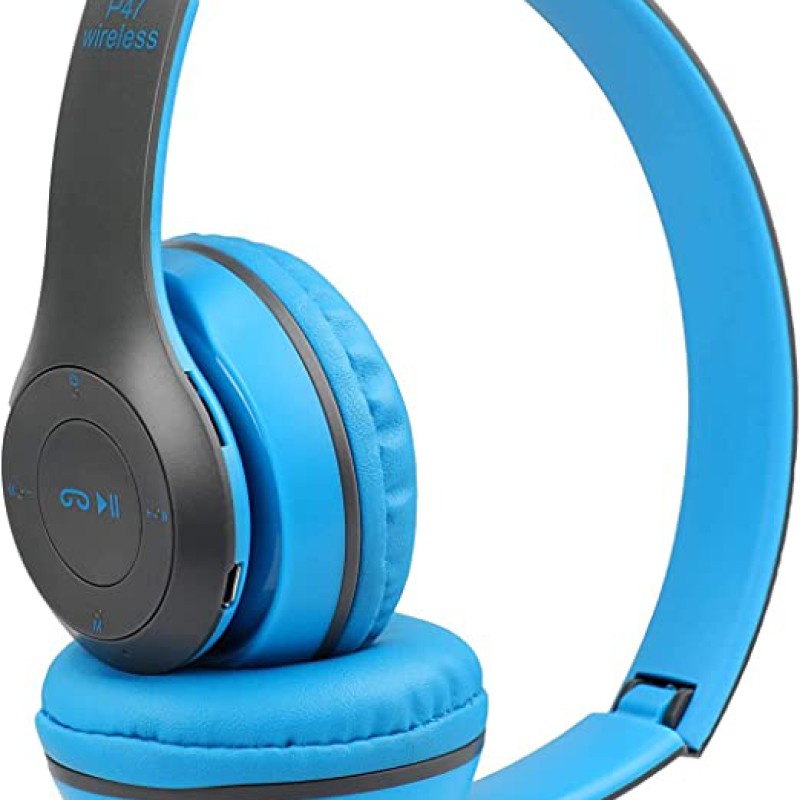 Wireless Headphones, 5.0 Foldable Headset | Over Ear Headset for Seniors,--2