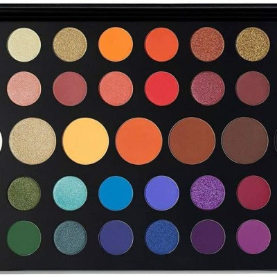 Morphe x James Charles Artistry Palette - 39 Eyeshadows and Pressed Pigments - Crazy Colorful, Deeply Pigmented Shades -