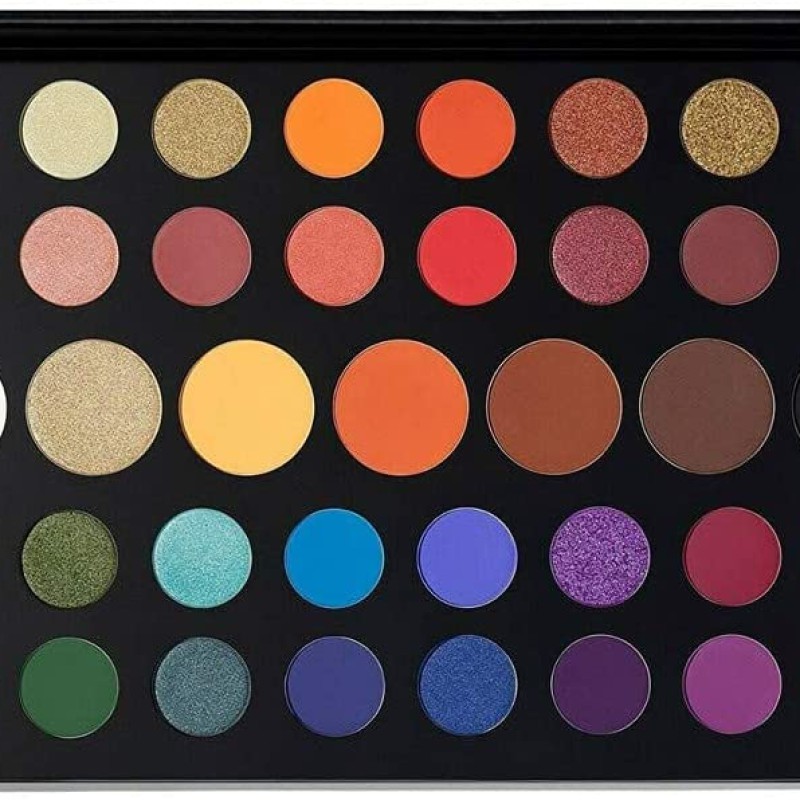 Morphe x James Charles Artistry Palette - 39 Eyeshadows and Pressed Pigments - Crazy Colorful, Deeply Pigmented Shades ---1