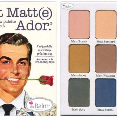 Meet Matt(e) Ador Matte Eyeshadow Palette the balm