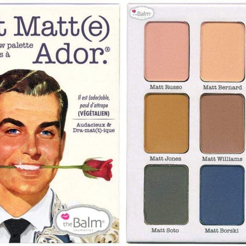 Meet Matt(e) Ador Matte Eyeshadow Palette the balm--0