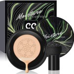 Mushroom Air Cushion BB Cream Moisturising Concealer Makeup Base Primer Liquid Foundation