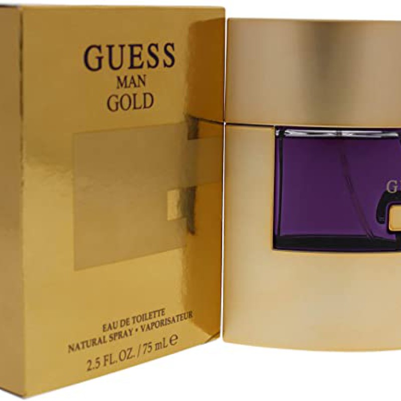 GUESS Gold Eau de Toilette for Men, 75 ml--2