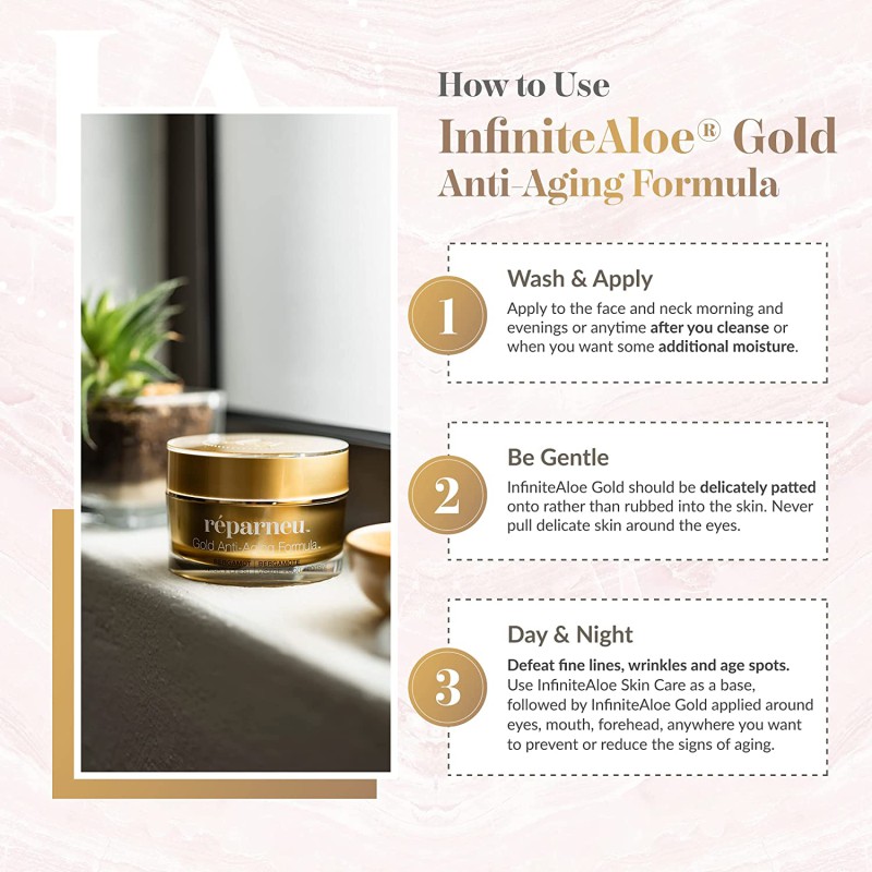 InfiniteAloe Gold Anti-Aging Formula - Organic Aloe Anti-Aging--3