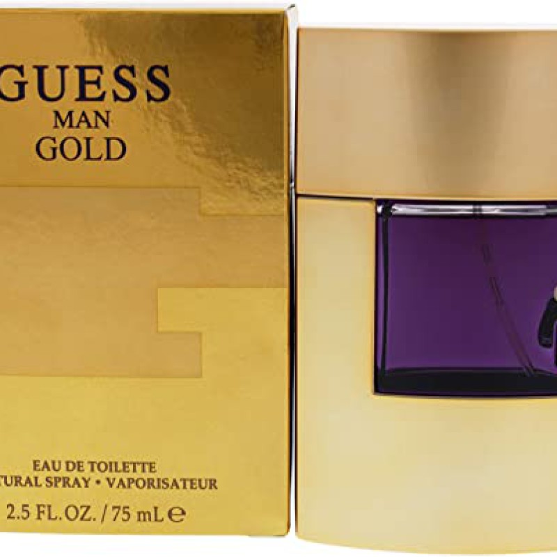 GUESS Gold Eau de Toilette for Men, 75 ml--0