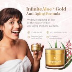 Combo 2 pcs InfiniteAloe Gold Anti-Aging Formula - Organic Aloe Anti-Aging Ingredients