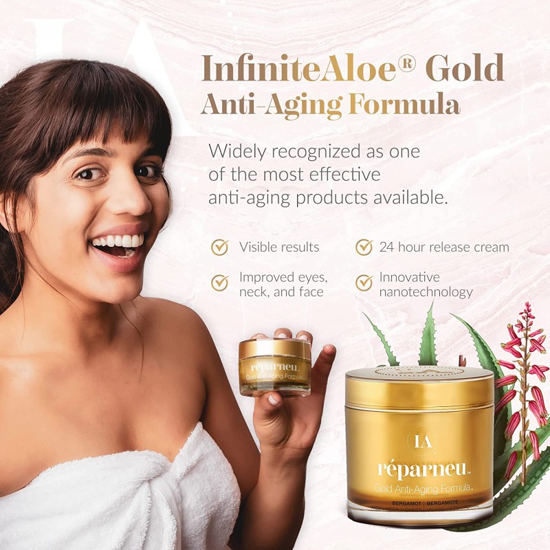 InfiniteAloe Gold Anti-Aging Formula - Organic Aloe Anti-Aging--1