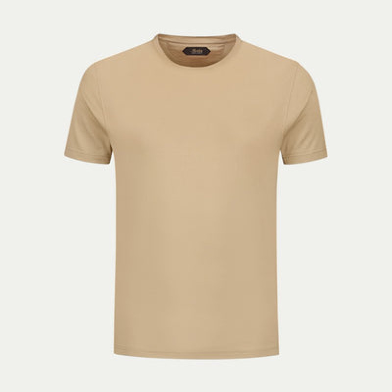 Men's Solid Regular T-Shirt--4