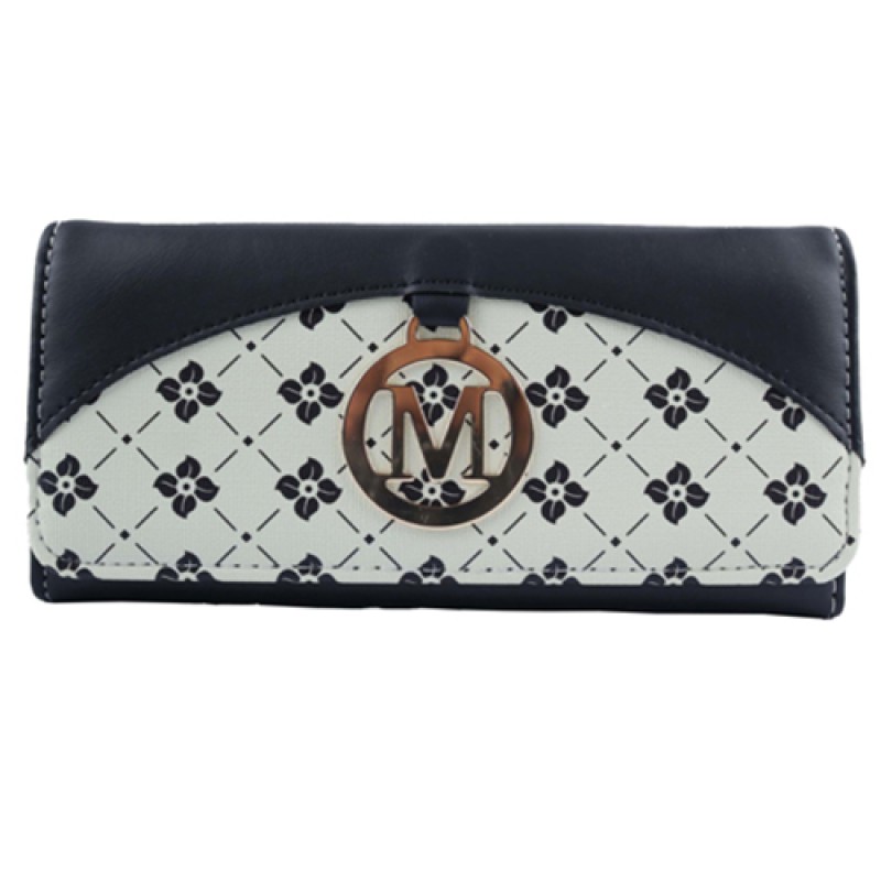 Minora Women's Leather Wallet Clutch--0
