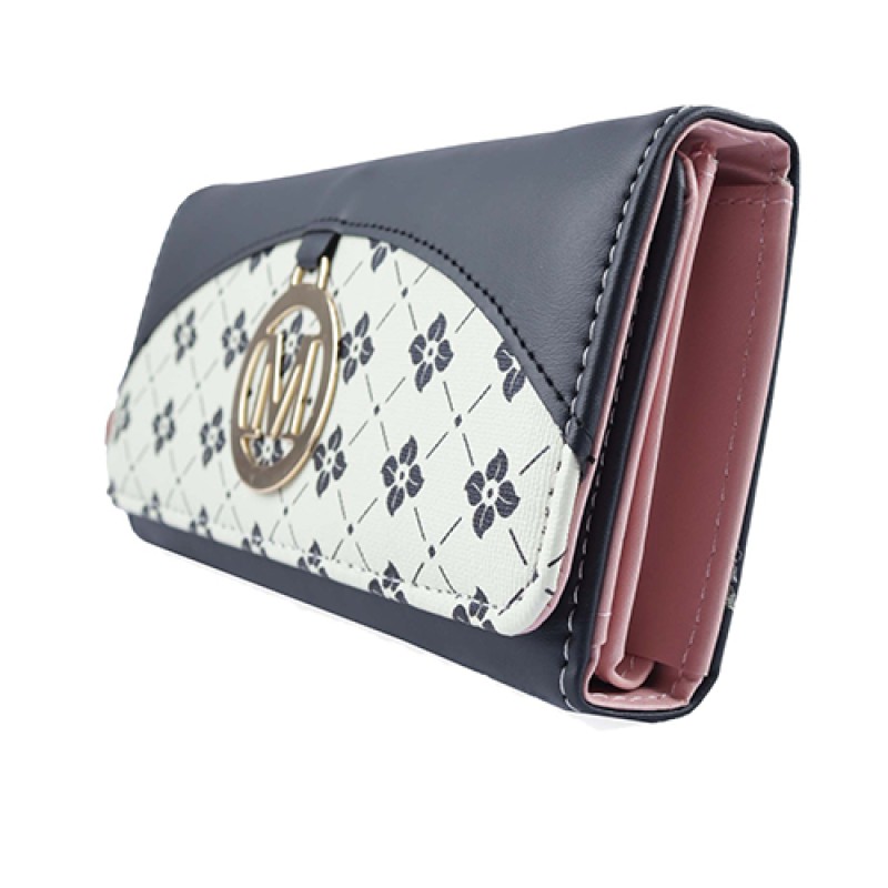 Minora Women's Leather Wallet Clutch--2
