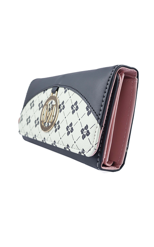 Minora Women's Leather Wallet Clutch
