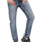 Men's Straight Fit Tapered Leg Jean