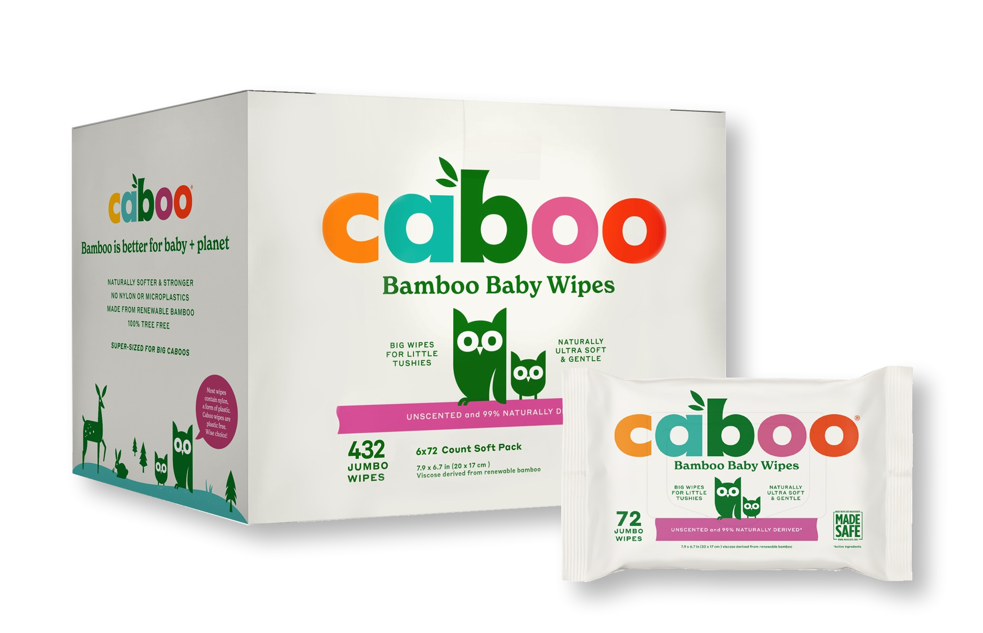 Caboo Tree-Free Baby Wipes (Bamboo Wipes)