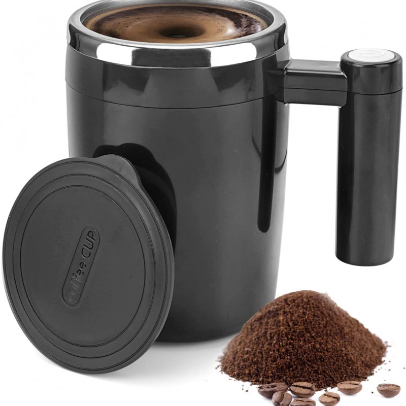 Auto Self Mixing Stainless Steel Cup For Coffee, Milk--0
