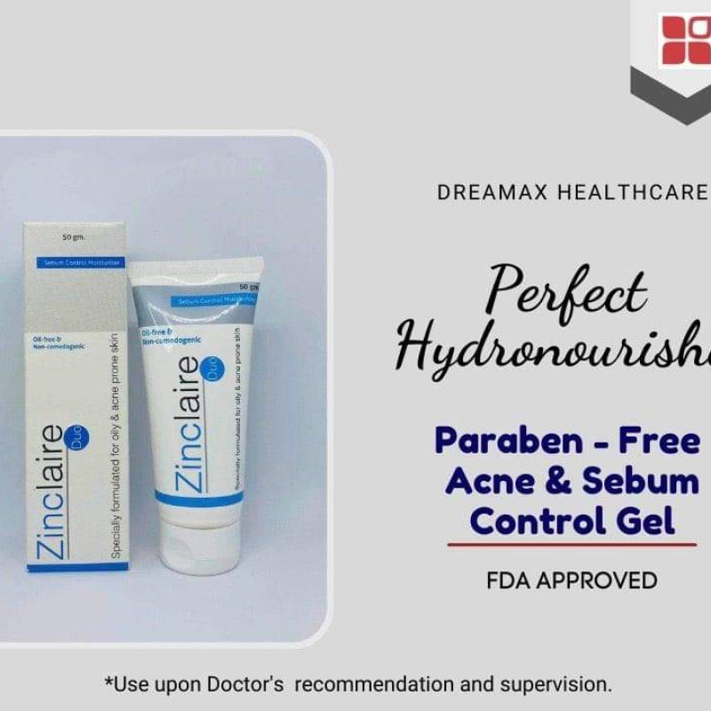 Zinclaire Control Moisturizer and acne Cream by DREAMAX--3