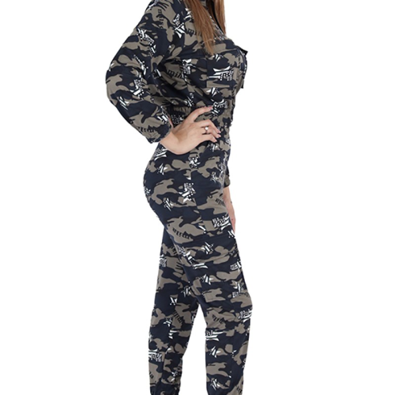 Women's New Army Camouflage Print 2 Piece--1
