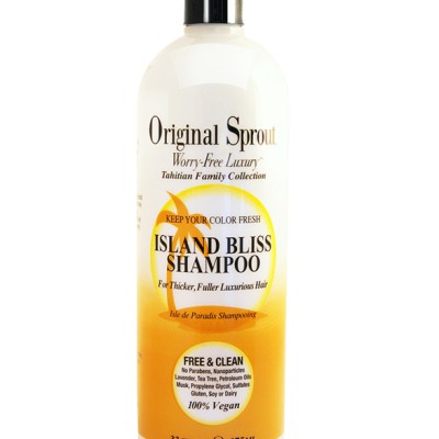 Original Sprout Island Bliss Hair Shampoo for Thicker/Fuller Luxurious Hair, 33oz