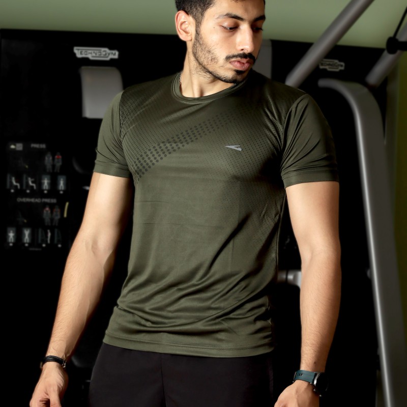 Minora Sport T-shirt  for Men Active Quick Dry Basic Compression--0