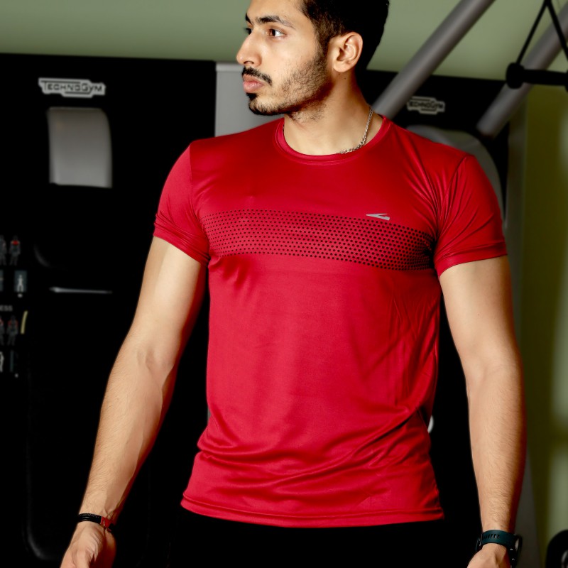 Minora Sport T-shirt for Men Active Quick Dry Crew Neck Athletic Running Gym--0
