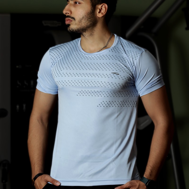 Minora  printed gym t-shirt for men--0