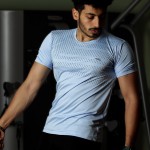 Minora  printed gym t-shirt for men