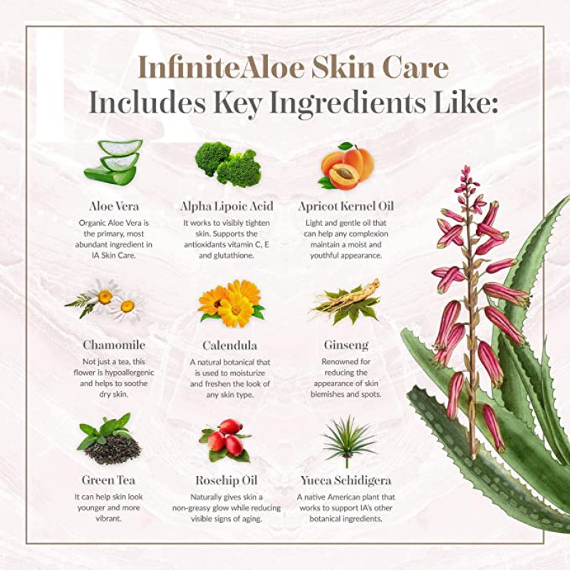 InfiniteAloe Gold Anti-Aging Formula - Organic Aloe Anti-Aging Ingredients--1