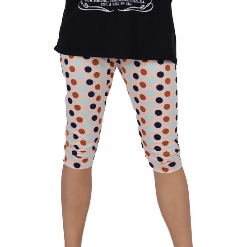 Sustainable Capri Pant For Women Cute Print Sleepwear--0