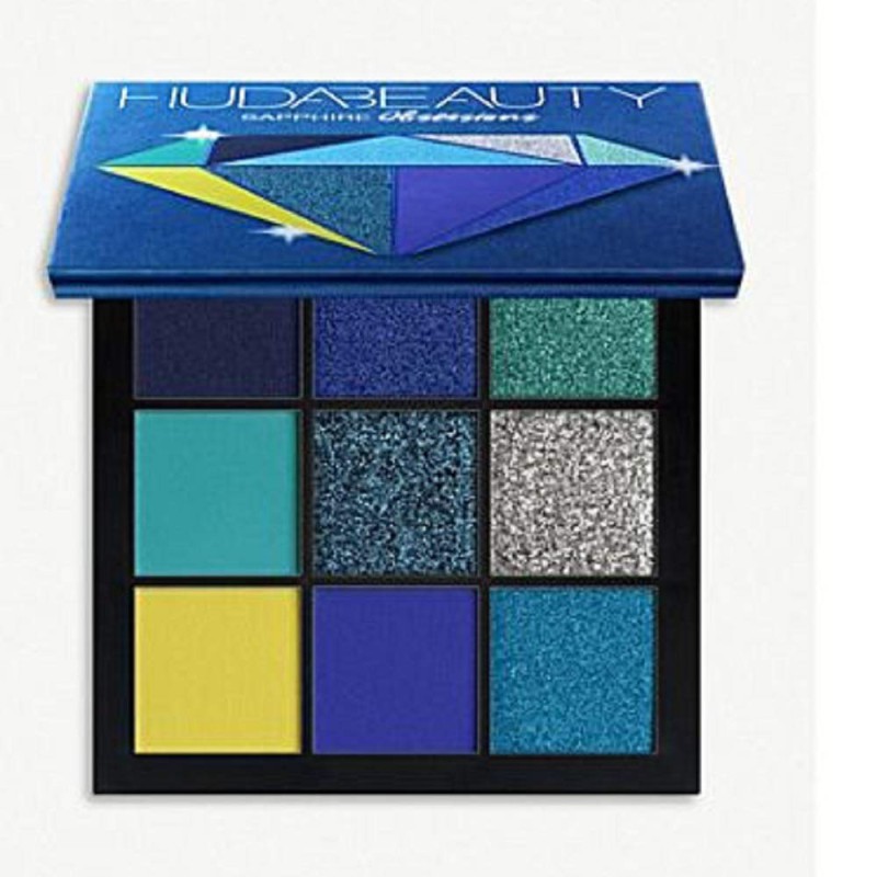 Exclusive New HUDA BEAUTY Obsessions Eyeshadow Palette (Sapphire)--0