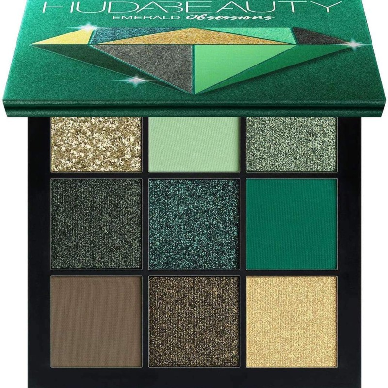 Obsessions Eyeshadow Palette by Huda Beauty Emerald--0